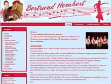Tablet Screenshot of bertrandhembert.com